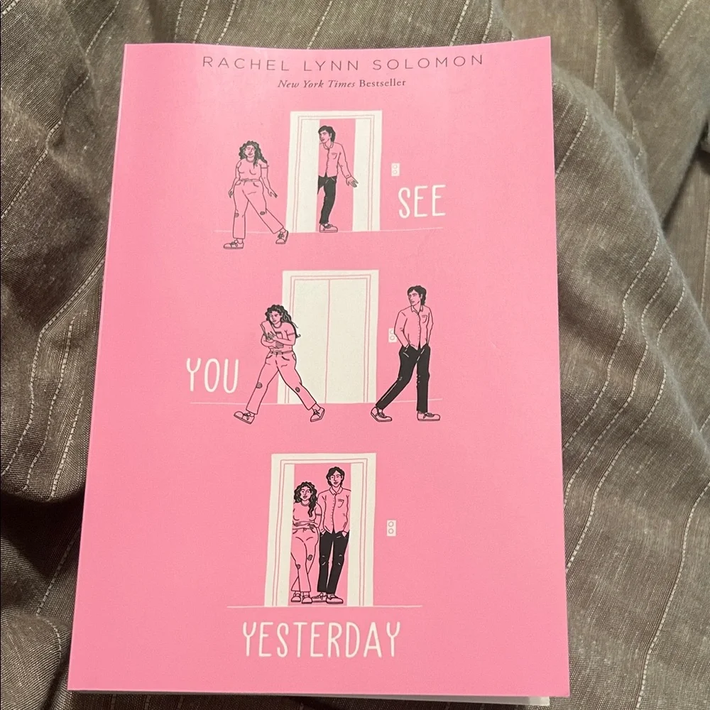 See You Yesterday by Rachel Lynn Solomon - Pink Paperback